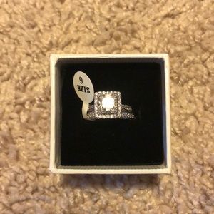 CZ ring and band